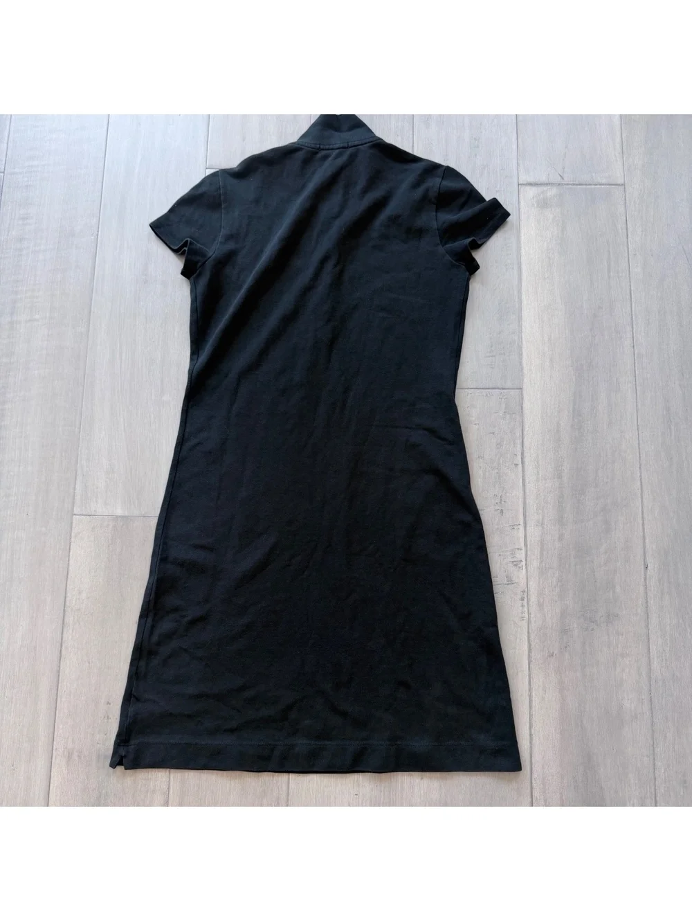 Lacoste Black Polo Mini Dress Size 36 - Small